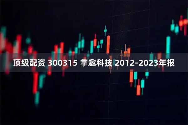 顶级配资 300315 掌趣科技 2012-2023年报